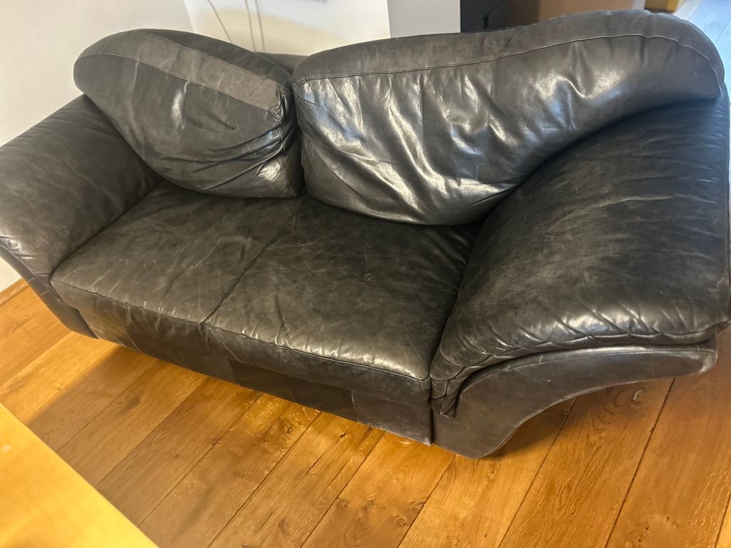 Leder Couch 