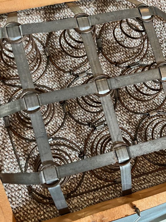 4 Stühle Vintage, Massivholz, vom Profi gepolstert