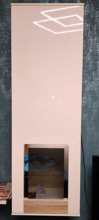 2 Hängeschranke weiß glänzend H 120/ B 40/T 35 cm von arizona set one by Musterring