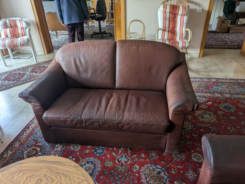 2er Ledersofa