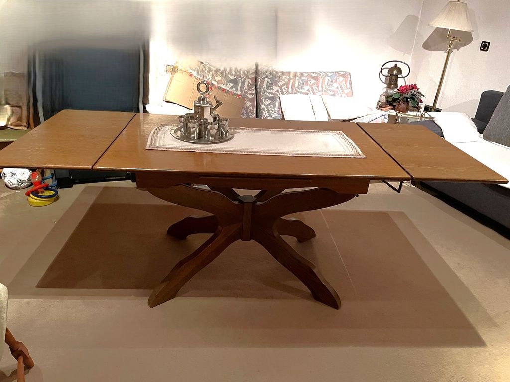  Esstisch massiv Holz ausziehbar