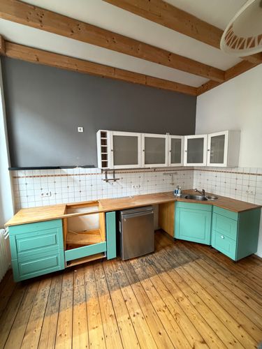 Küche inkl. Kühlschrank 