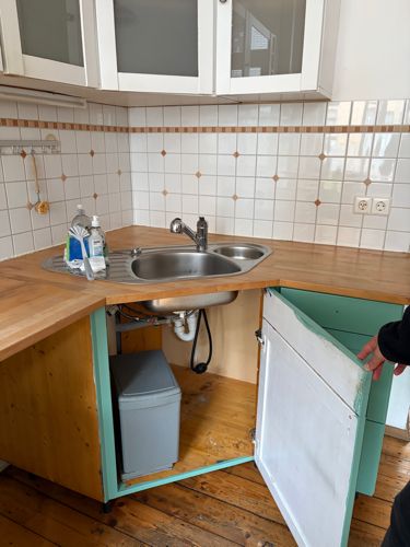 Küche inkl. Kühlschrank 