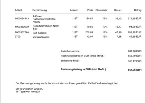 Bett zu verschenke wie neu