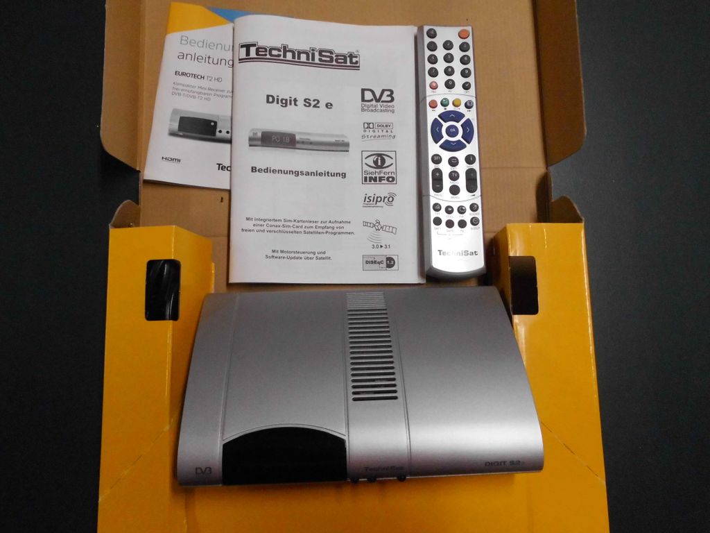 Digi Sat S2 e Satellitenempfänger gut erhalten, voll funktionsfähig, mit Fernbedienung