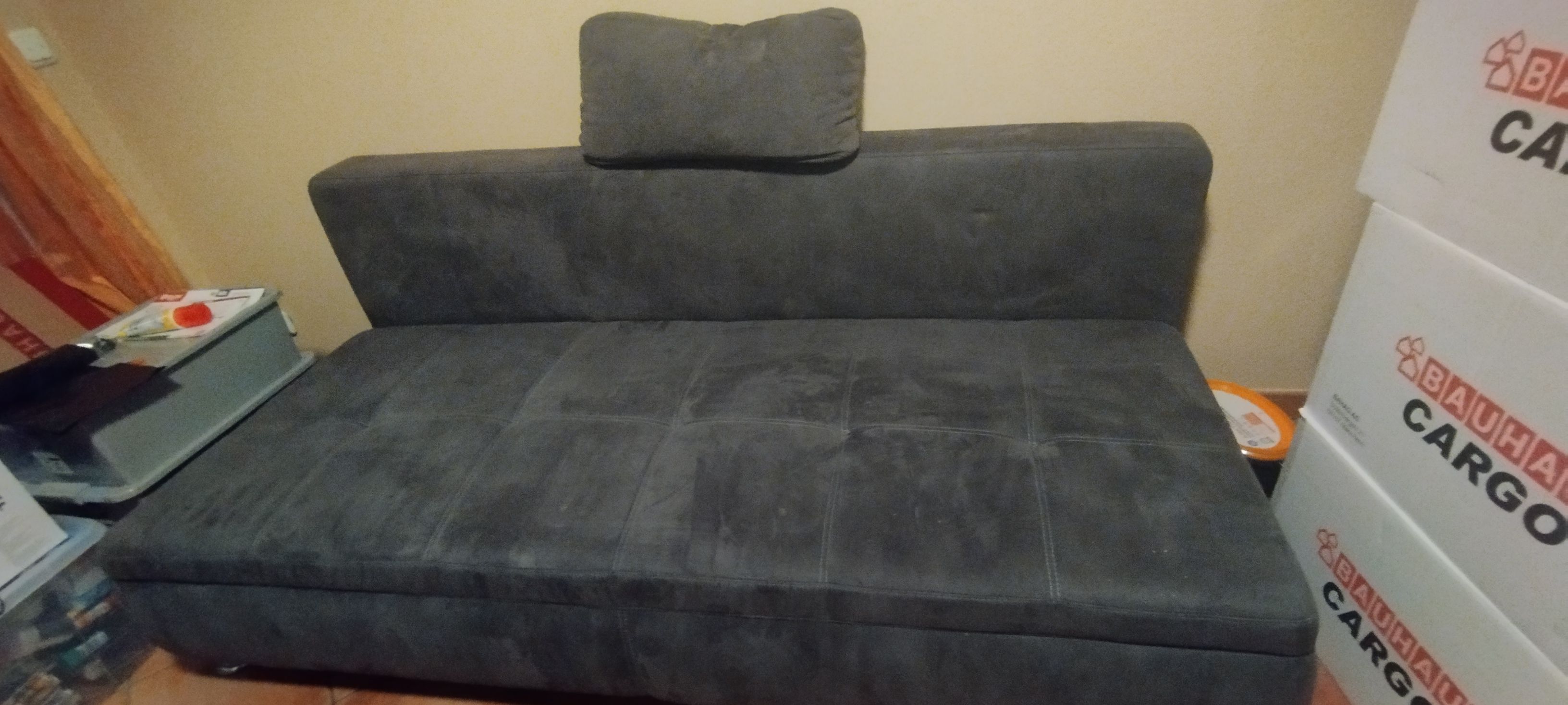Gästebett 95 cm x 200 ausgeklappt 148 x 200 cm