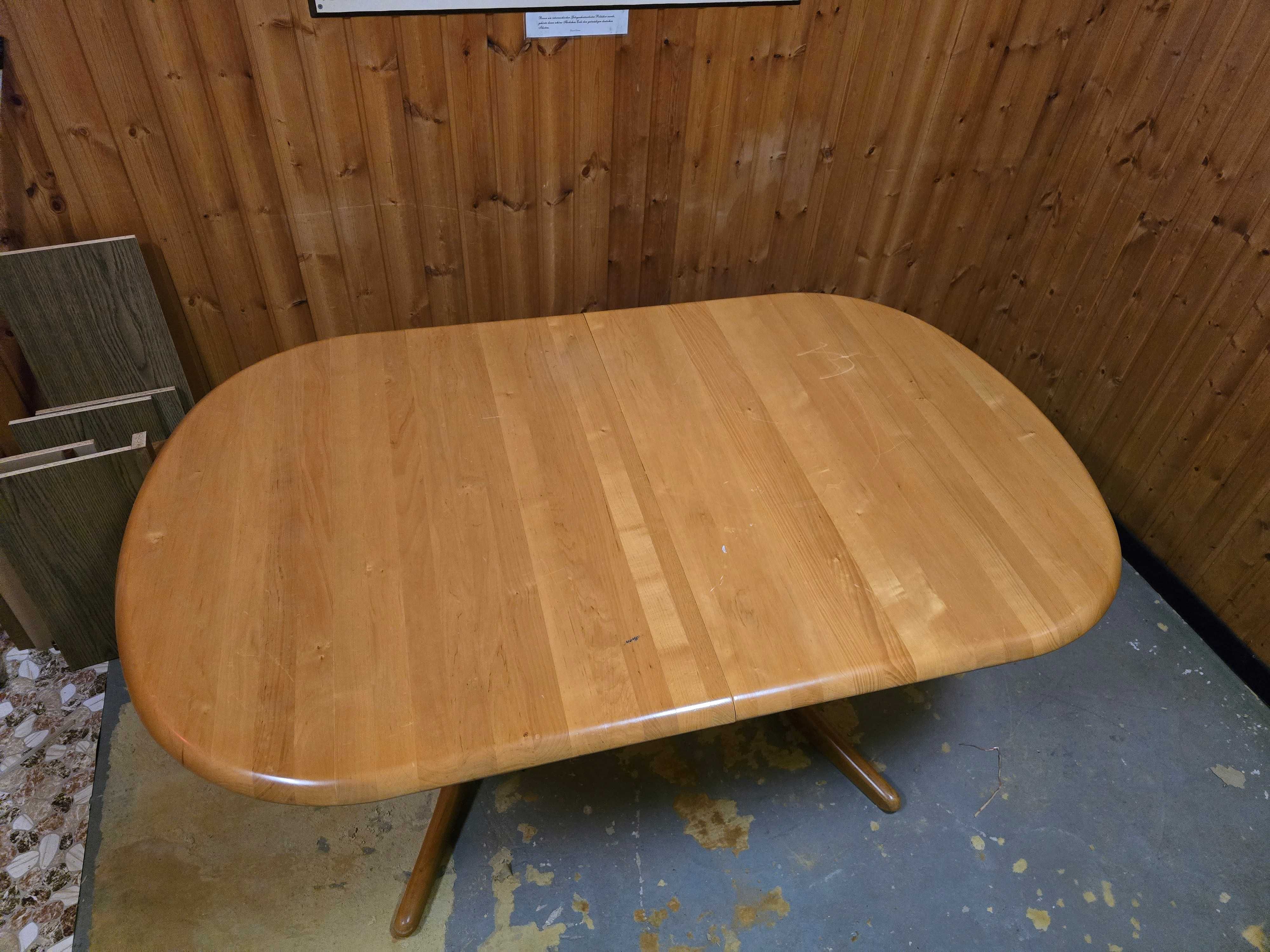 Erweiterbarer massiver Tisch 95cm x 155cm (+45cm)