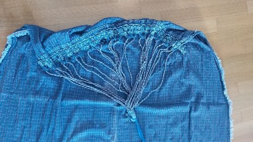 Hängematte Stoff blau
