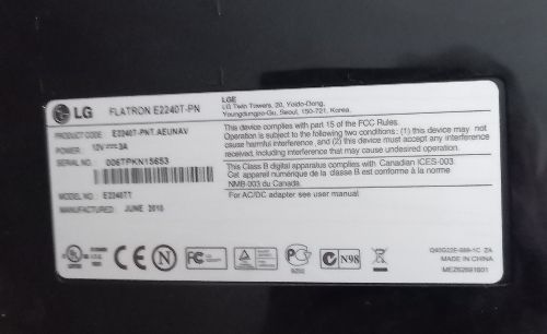 LG Monitor 