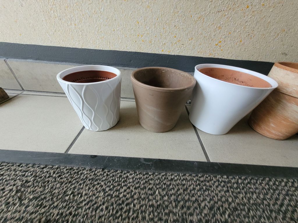 5 Blumentöpfe 