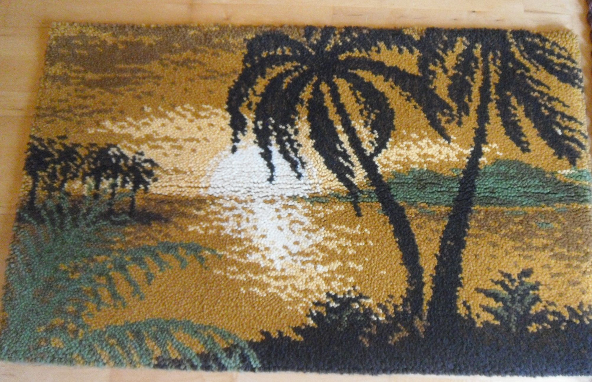 Handgefertigter Wandteppich Südseestrand