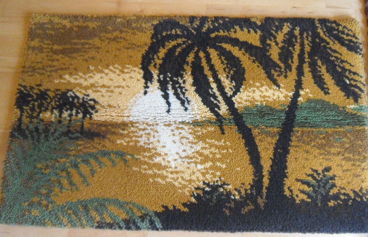 Handgefertigter Wandteppich Südseestrand